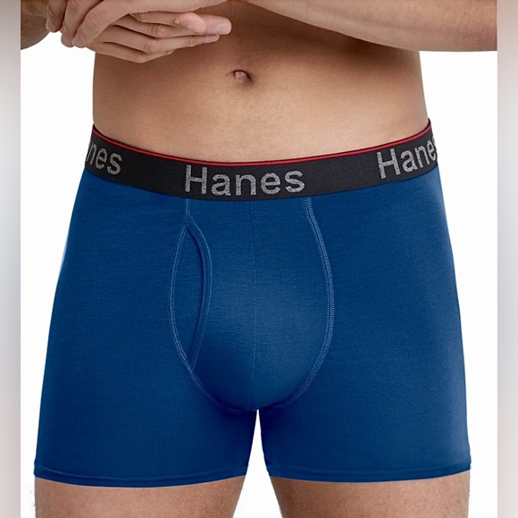 3 Pack Hanes Men's Total Support Pouch Trunk Underwear. (2 black, 1 gray); NWOT - Picture 14 of 16